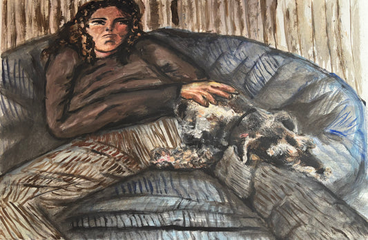 Mother and Schnauzer