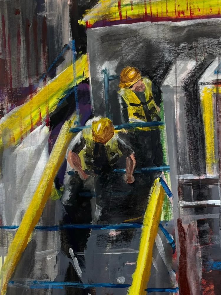 Workers in Yellow
