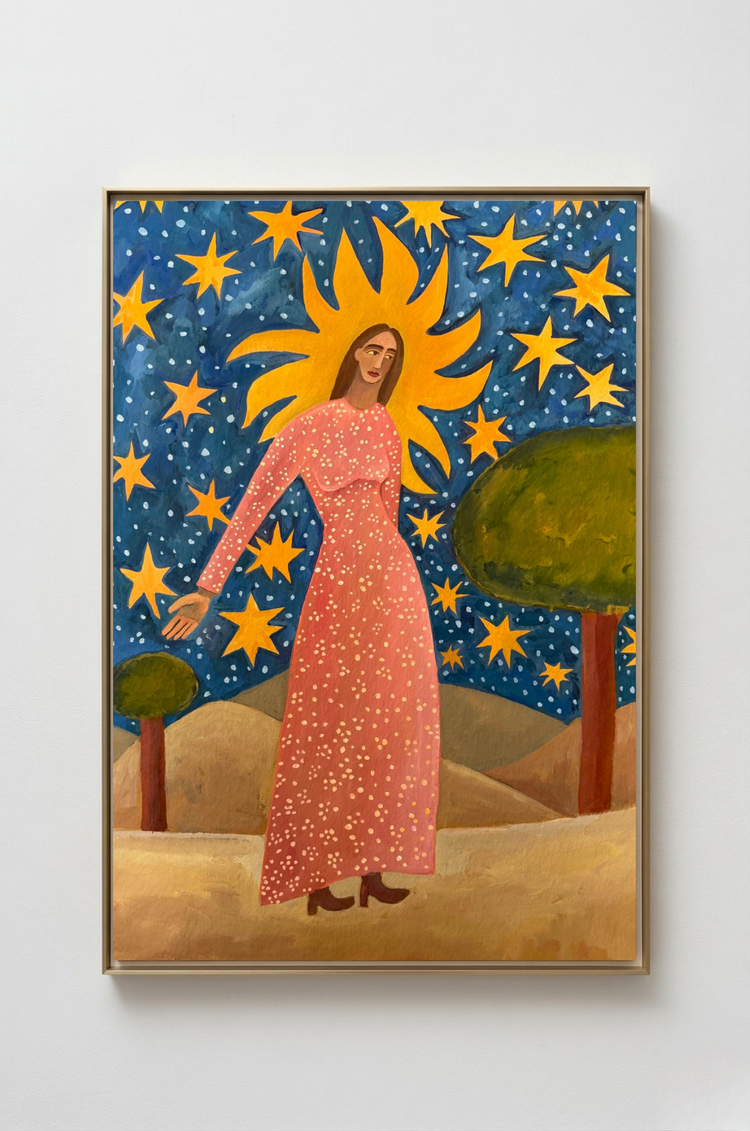 Woman Dressed in a Star